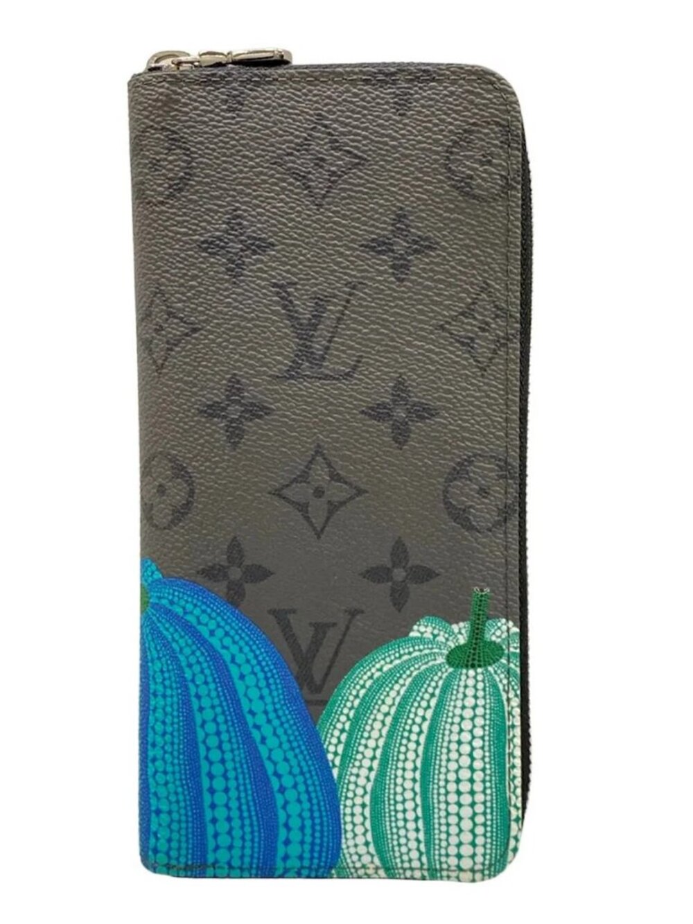 LOUIS VUITTON LV*YK Zippy Wallet Vertical M81971 Monogram Eclipse Reverse -